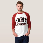 Yari's Autonomics softball team op shirt (Voorkant volledig)