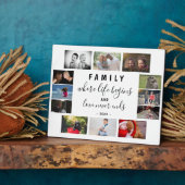 Yarly Family Keepomwille Gezegde 12 Photo Collage Fotoplaat (Zijkant)