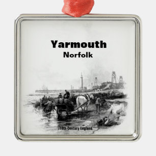 Yarmouth Norfolk England Metalen Ornament