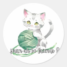 Yarn ah spelen sticker