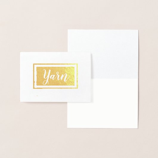 Yarn Ball Print Crafts Folie Kaarten (Display)