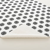 Yarn Ball Print Crafts Sherpa Deken (3/4)