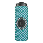 Yarn Balls Seamless Pattern met Monogram Thermosbeker (Voorkant)