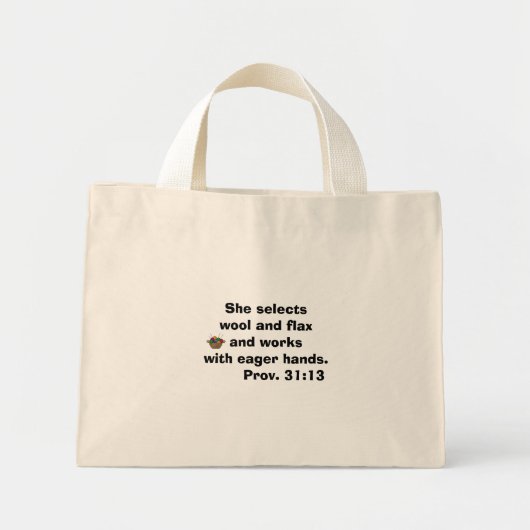 Yarn Canvas tas (Voorkant)