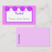 Yarn Crochet/Knit Visitekaartje (Voorkant / Achterkant)