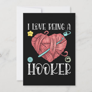 Yarn Crocheting Knitting Day Bedankkaart