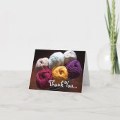 Yarn Dank u Kaart voor Knitter Crocheter Maker (Voorkant)
