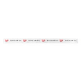 Yarn Heart Crochet Hook + Jouw tekst Lint (Voorkant)