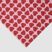 Yarn Heart Crochet Red + Roze Tissuepapier (Detail)