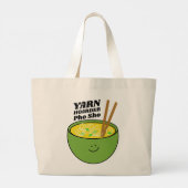 Yarn Hoarder Pho Sho Bag Grote Tote Bag (Achterkant)