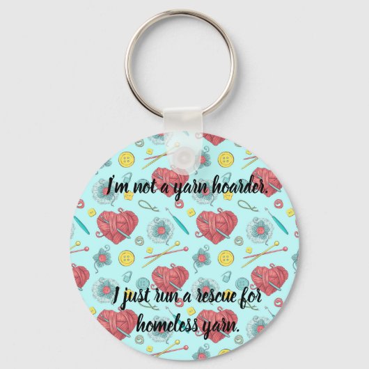 Yarn Hoarder Sleutelhanger (Voorkant)