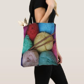 Yarn Knitting Project Tote Bag (Dichtbij)