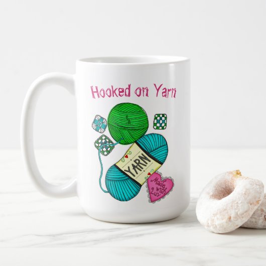 Yarn Koffiemok (Met donut)