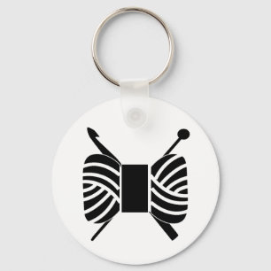 Yarn Logo Knit Crochet {Light} Sleutelhanger