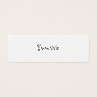Yarn Sale Mini Visitekaartjes