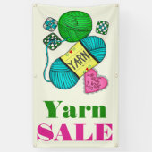 Yarn Sale Spandoek (Verticaal)