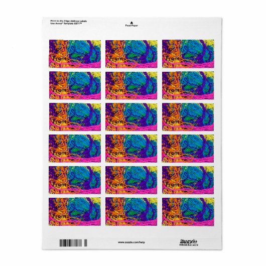 Yarn Tangles Etiket (Full Sheet)