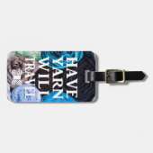 Yarn zal boten reizen bagagelabel (Voorkant horizontaal)