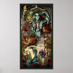 Yarn Zombies "Bridgette" Poster met volledige leng