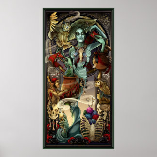 Yarn Zombies "Bridgette" Poster met volledige leng