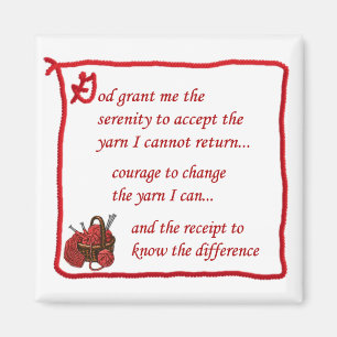 Yarnaholic magnet magneet