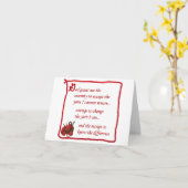 Yarnaholic notecard kaart (Gele Bloem)