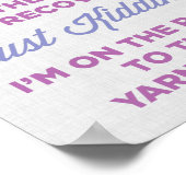 Yarnaholic Poster (Coin)