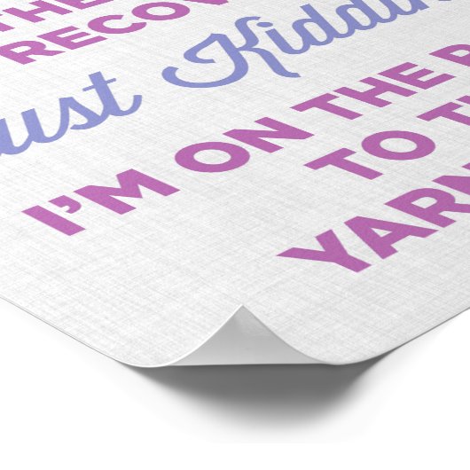 Yarnaholic Poster (Coin)