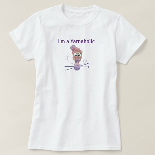 Yarnaholic T-shirt (Design voorkant)