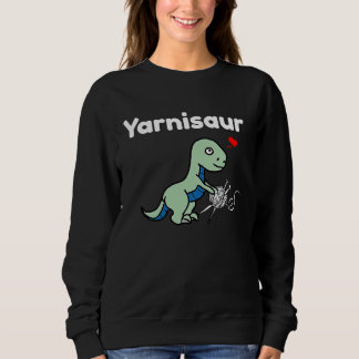 Yarnisaur Knitters Crochet And Crafters T Trui