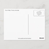 yarra valley naherfstwijn briefkaart (Achterkant)