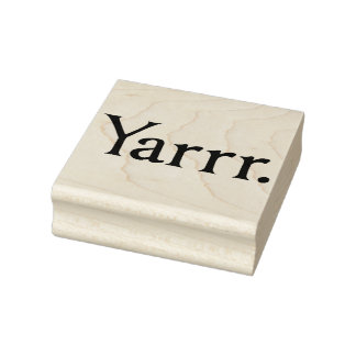 Yarrr Pirate Stamp Rubberstempel