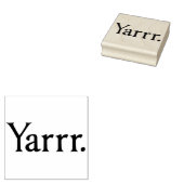 Yarrr Pirate Stamp Rubberstempel (Gestempeld)