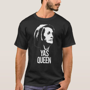Yas Koningin Nancy Pelosi Mevrouw Spreker Meme Con T-shirt