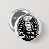 Yas Queen Hillary Clinton Button (Voorkant /achterkant)