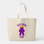 Yas Queen Play Epic Board Grote Tote Bag (Achterkant)