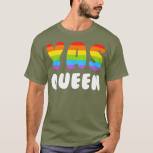 Yas Queen Shirt Mannen Vrouwen Gay Pride LGBTQ Yaa