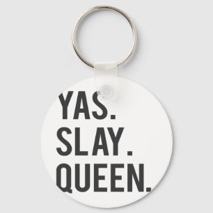 Yas Slay Queen Print Sleutelhanger