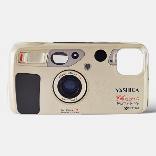 Yashica T4 Super D  camera Case-Mate iPhone Case (Achterkant (horizontaal))