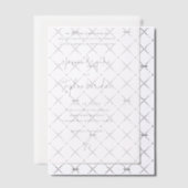 Yasmin Modern Elegant Huwelijk Vellum Uitnodigingen (Offset (Uitnodiging))