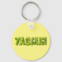 Yasmin Name Kiwi Design Schlüsselanhänger