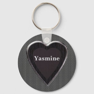 Yasmine blokkeert mijn hartkeychain sleutelhanger