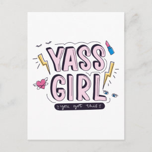 Yass Girl   U hebt dit Briefkaart