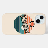 Yassified Retro Sunset Case-Mate iPhone Case (Achterkant (horizontaal))