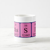 Yassin nom de table périodique tasse (Centre)
