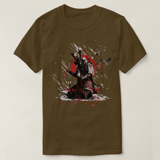 Yasuke Black Samurai Bushido Warrior Japa T-shirt (Design voorkant)