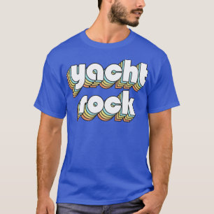 Yath Rock Retro Rainbow Typography Vervaagde stijl T-shirt