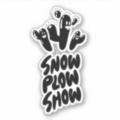 Yati M's Show Ploeg Show ontwerp #2 Sticker (Voorkant)