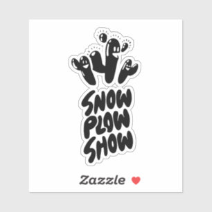 Yati M's Show Plough Show Design #2 Sticker