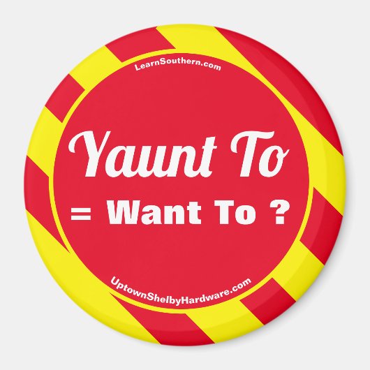 Yaunt To = Voulez-Vous ? Magnet (Devant)
